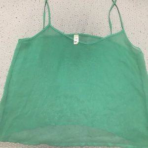 American Apparel Chiffon Tank